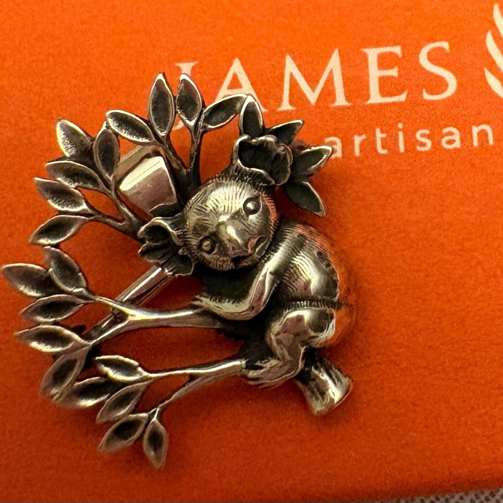 James Avery Koala Bear in a Tree 
Brooch/pendant Adorable!!